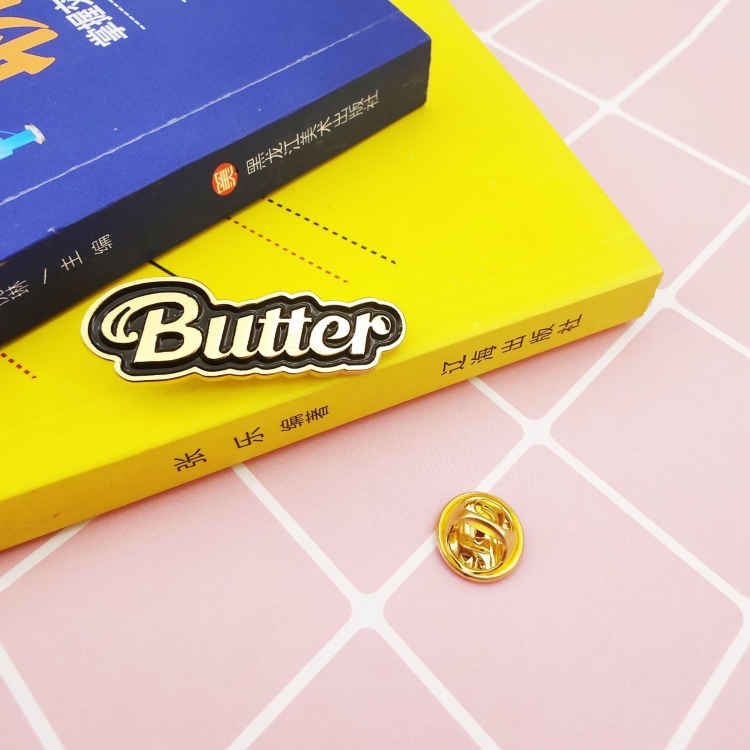 BTS Butter  Metal brooch badge price for 5 pcs  ZX007  Style B