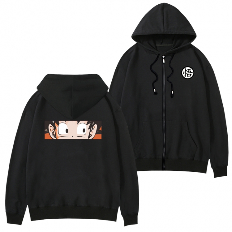 DRAGON BALL Anime thin zipper sweater long-sleeved jacket Hoodie