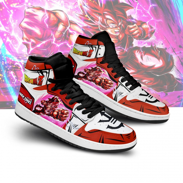 DRAGON BALL Cartoon anime print sports and leisure high-top basketball shoes size 36-48  Pearl012Z92