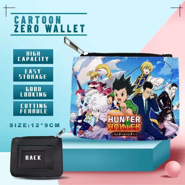 HunterXHunnter  PU storage bag card wallet purse 12X9cm price for 5 pcs
