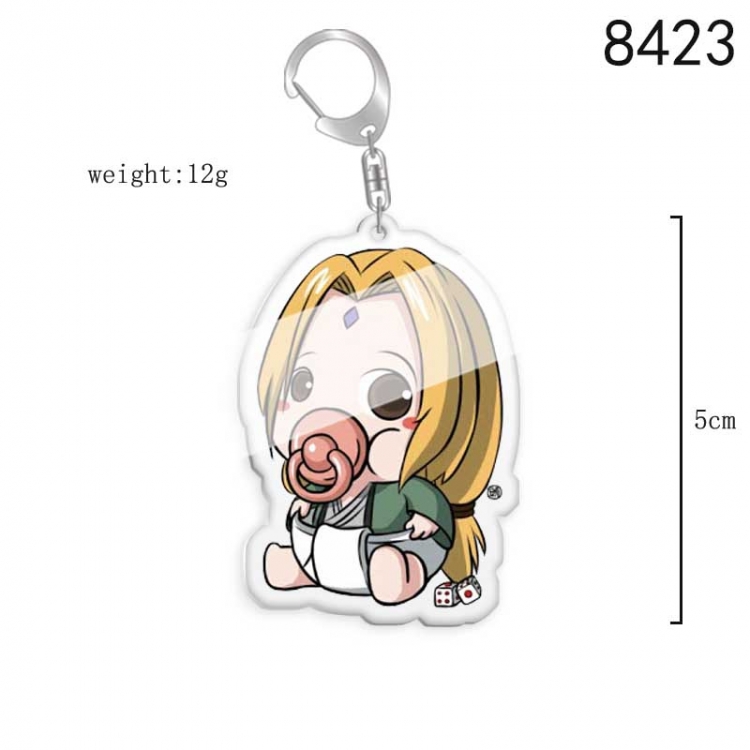 Naruto Anime acrylic Key Chain price for 5 pcs 8423