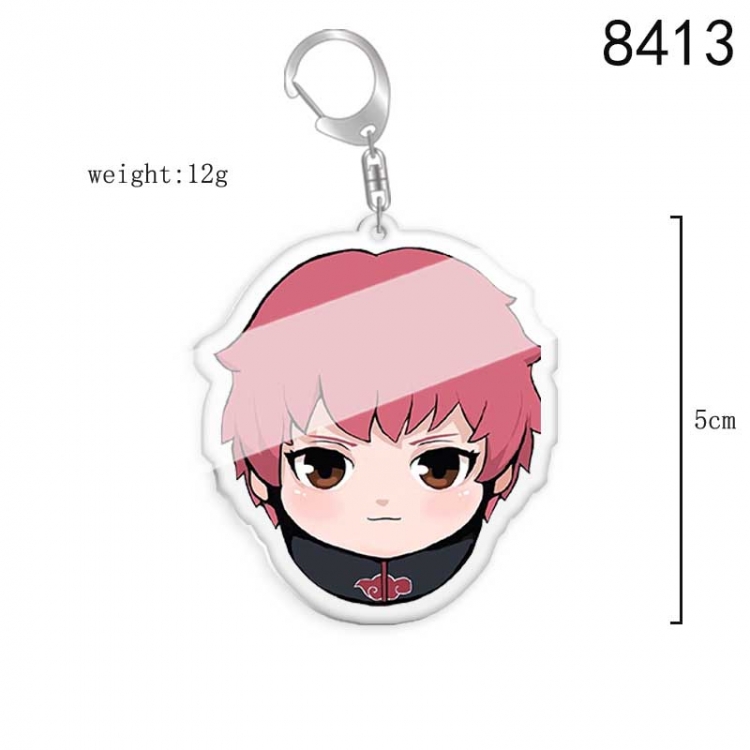 Naruto Anime acrylic Key Chain price for 5 pcs 8413