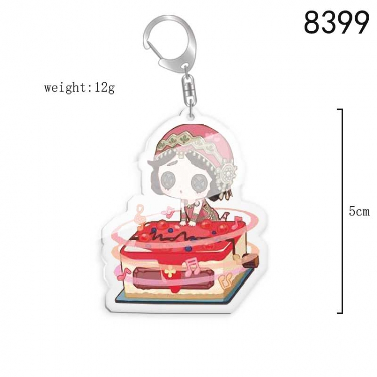 Identity V Anime acrylic Key Chain  price for 5 pcs 8399