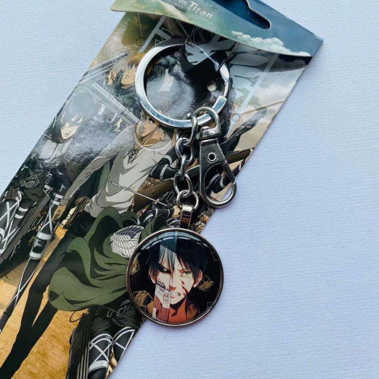 Shingeki no Kyojin  Anime cartoon metal keychain pendantprice for 5 pcs