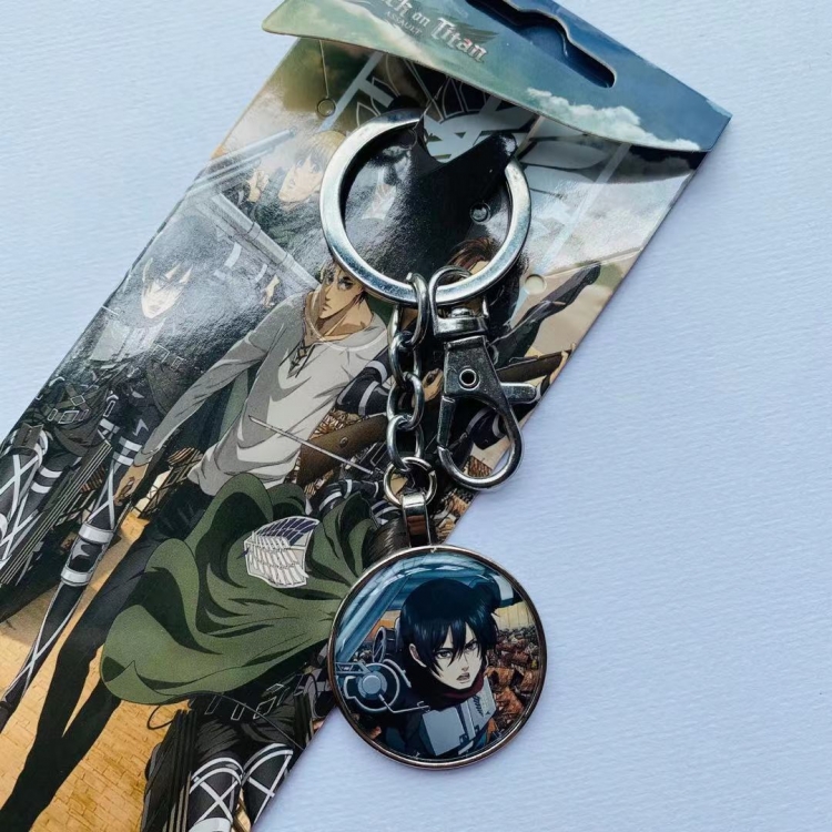 Shingeki no Kyojin  Anime cartoon metal keychain pendant price for 5 pcs