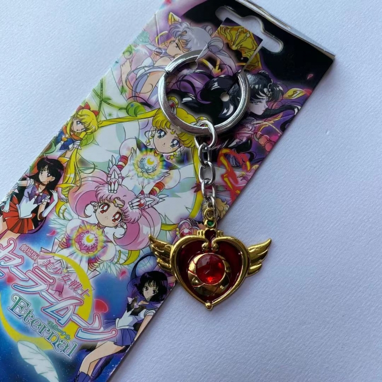 sailormoon  Anime cartoon metal keychain pendant price for 5 pcs