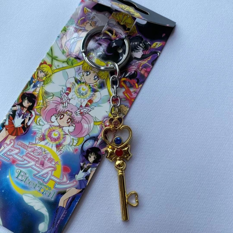 sailormoon  Anime cartoon metal keychain pendant price for 5 pcs