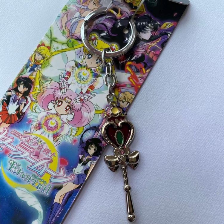 sailormoon  Anime cartoon metal keychain pendant price for 5 pcs