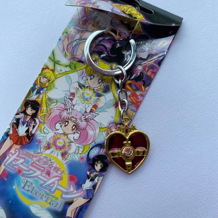sailormoon  Anime cartoon metal keychain pendant price for 5 pcs