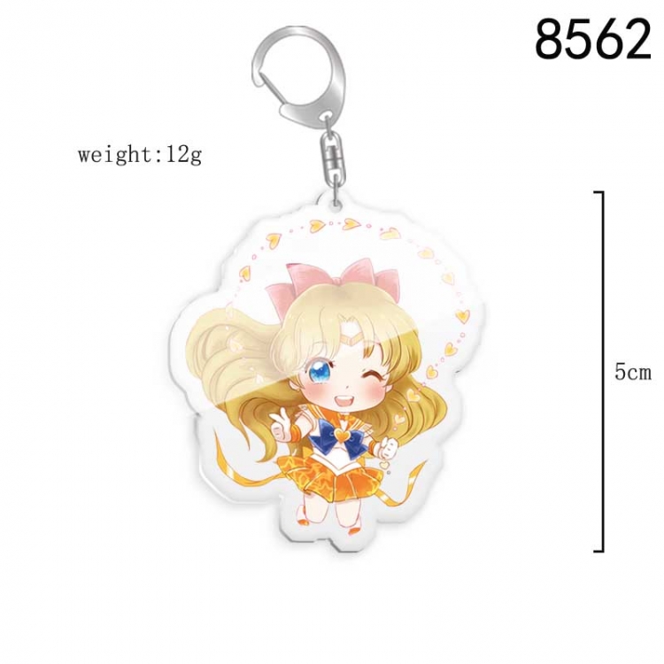 sailormoon Anime acrylic Key Chain  price for 5 pcs 8562