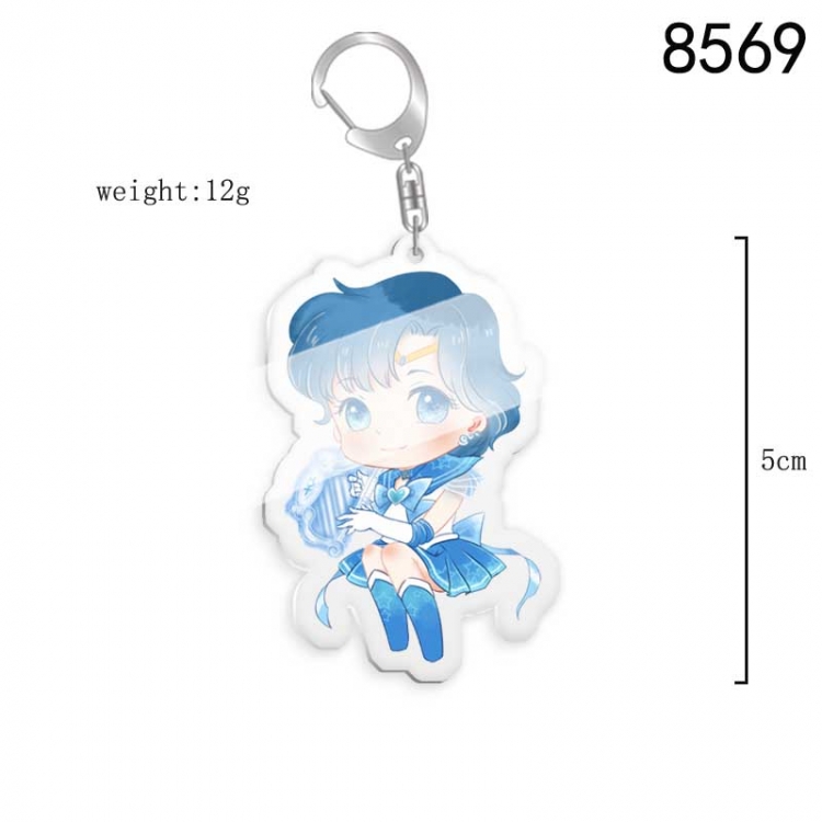 sailormoon Anime acrylic Key Chain  price for 5 pcs 8569