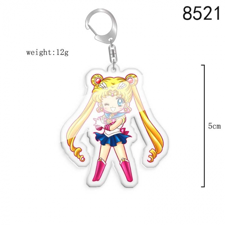 sailormoon Anime acrylic Key Chain price for 5 pcs  8521