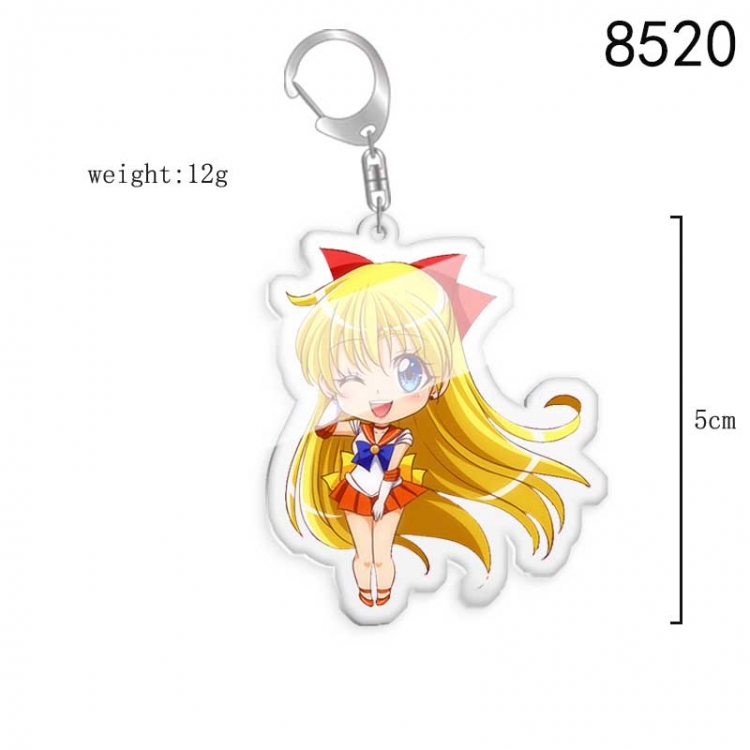 sailormoon Anime acrylic Key Chain price for 5 pcs  8520