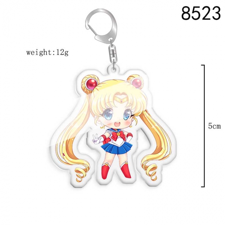 sailormoon Anime acrylic Key Chain price for 5 pcs  8523
