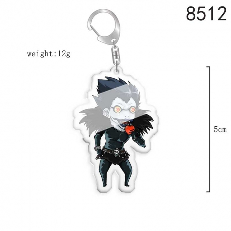 Death note  Anime acrylic Key Chain price for 5 pcs  8512