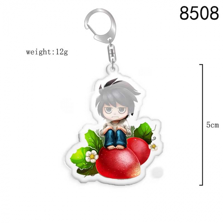 Death note  Anime acrylic Key Chain price for 5 pcs 8508