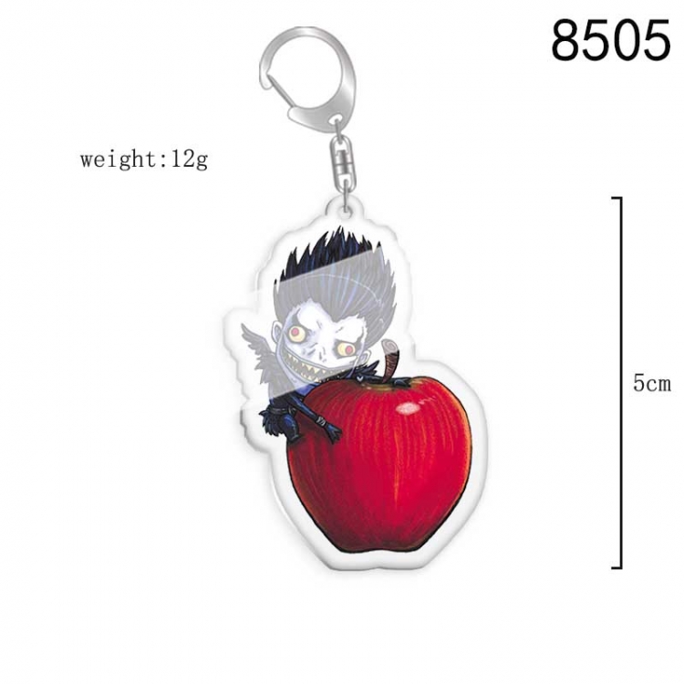 Death note  Anime acrylic Key Chain price for 5 pcs  8505
