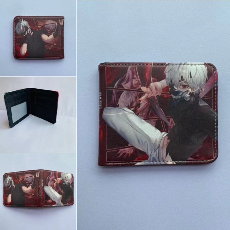 Tokyo Ghoul Full color  Two fold short card case wallet 11X9.5CM 60G