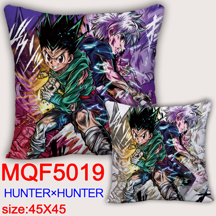 HunterXHunter Square double-sided full-color pillow cushion 45X45CM NO FILLING MQF 5019