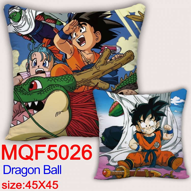 DRAGON BALL Square double-sided full-color pillow cushion 45X45CM NO FILLING MQF 5026