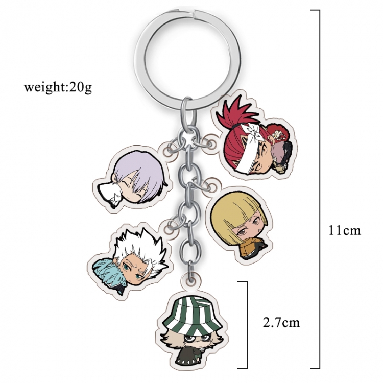 Bleach Anime acrylic Key Chain  price for 5 pcs A273