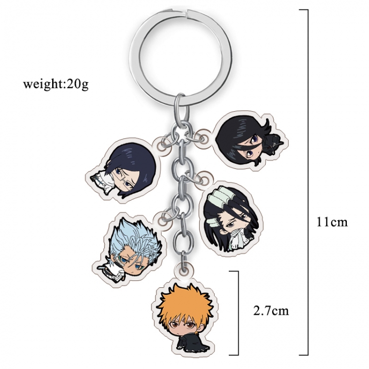 Bleach Anime acrylic Key Chain  price for 5 pcs A272