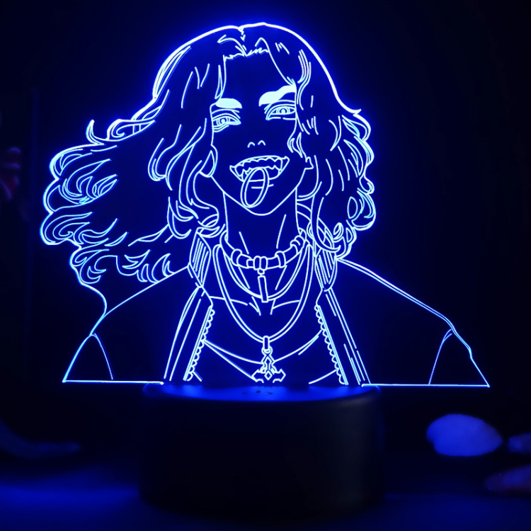 Tokyo Revengers 3D night light USB touch switch colorful acrylic table lamp 2115