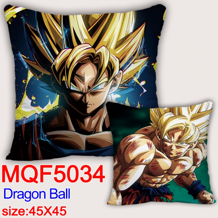 DRAGON BALL Square double-sided full-color pillow cushion 45X45CM NO FILLING MQF 5034