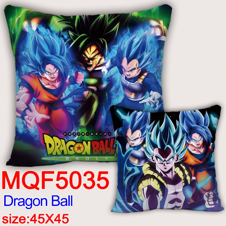 DRAGON BALL Square double-sided full-color pillow cushion 45X45CM NO FILLING  MQF 5035