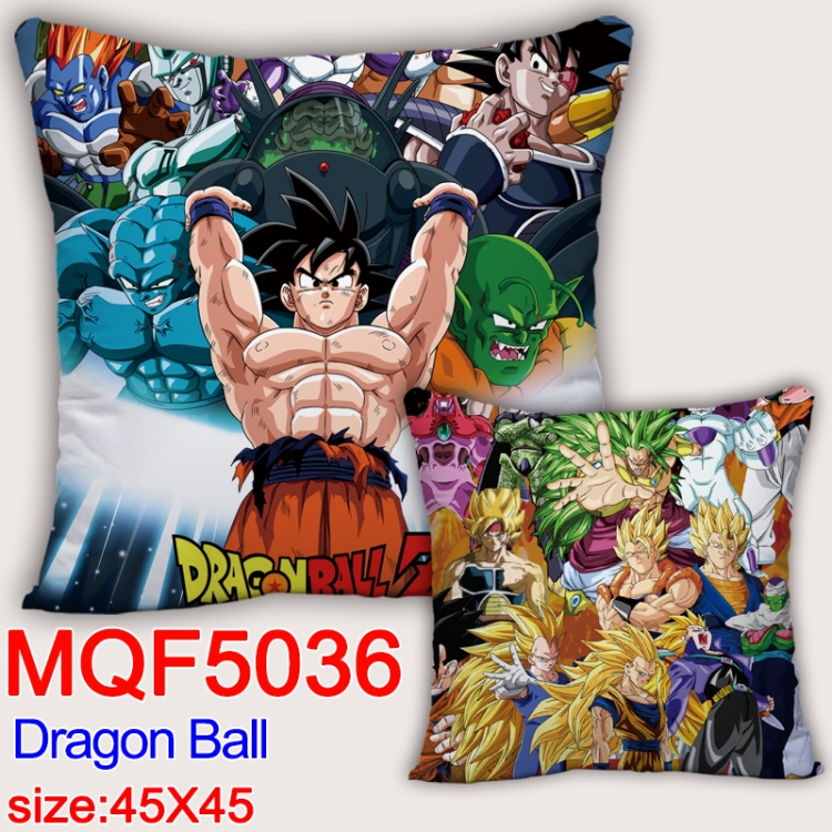 DRAGON BALL Square double-sided full-color pillow cushion 45X45CM NO FILLING MQF 5036