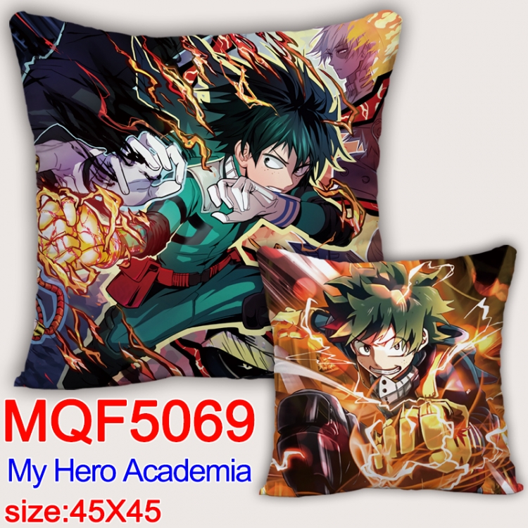 My Hero Academia Square double-sided full-color pillow cushion 45X45CM NO FILLING MQF 5069