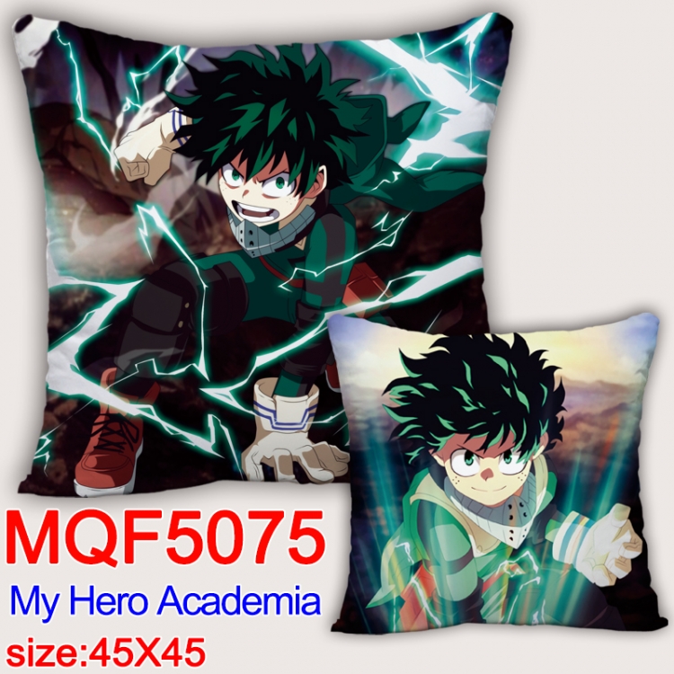 My Hero Academia Square double-sided full-color pillow cushion 45X45CM NO FILLING MQF 5075