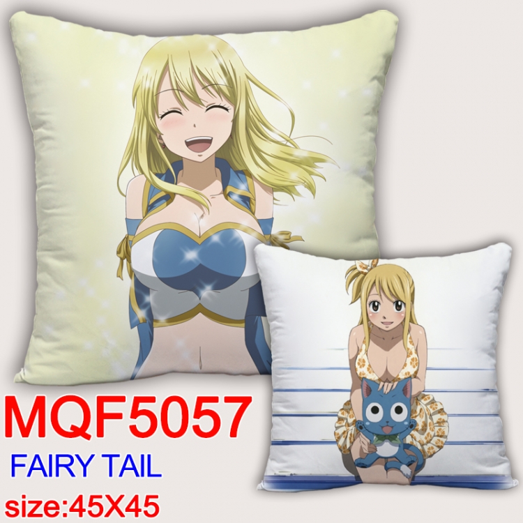 Fairy tail Square double-sided full-color pillow cushion 45X45CM NO FILLING MQF 5057
