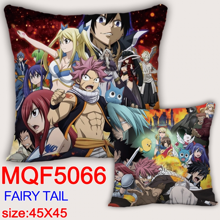 Fairy tail Square double-sided full-color pillow cushion 45X45CM NO FILLING  MQF 5066
