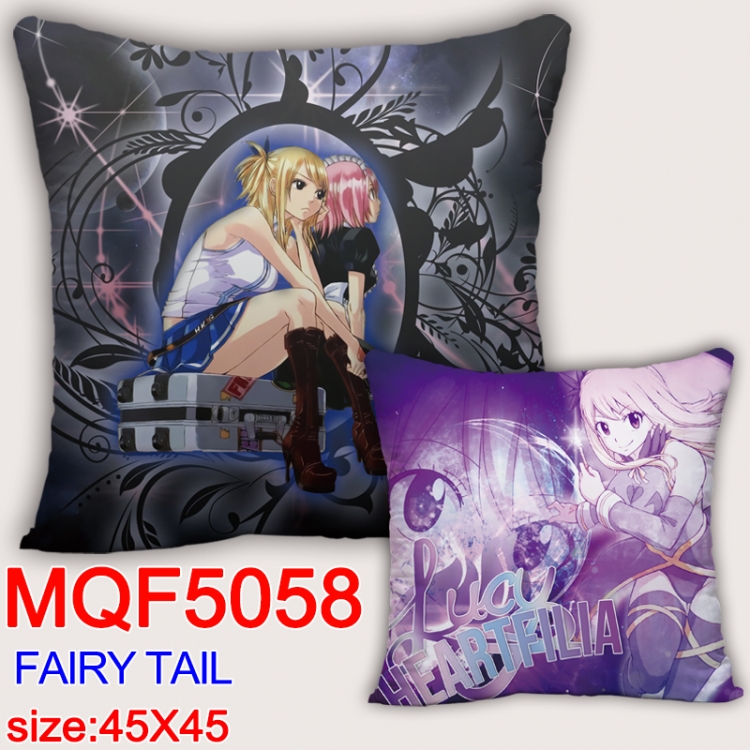 Fairy tail Square double-sided full-color pillow cushion 45X45CM NO FILLING MQF 5058