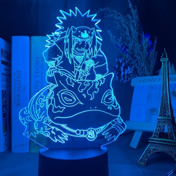 Naruto 3D night light USB touch switch colorful acrylic table lamp 