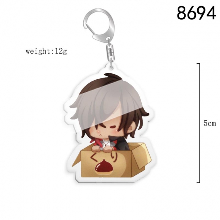 Touken Ranbu Anime acrylic Key Chain  price for 5 pcs  8694