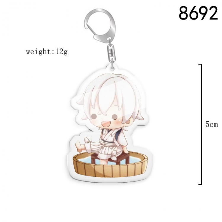 Touken Ranbu Anime acrylic Key Chain  price for 5 pcs 8692