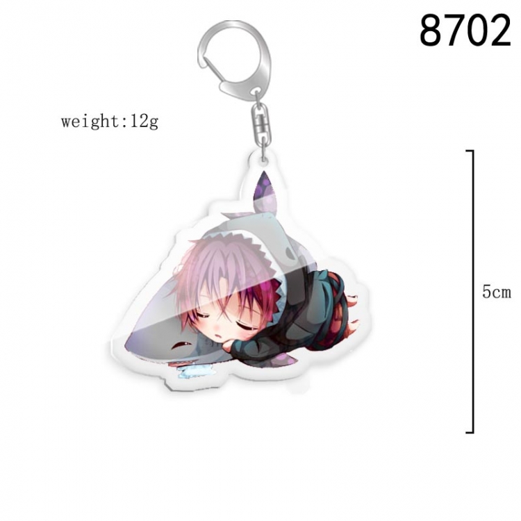 Free! Anime acrylic Key Chain  price for 5 pcs 8702