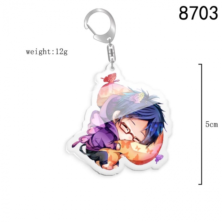 Free! Anime acrylic Key Chain  price for 5 pcs  8703