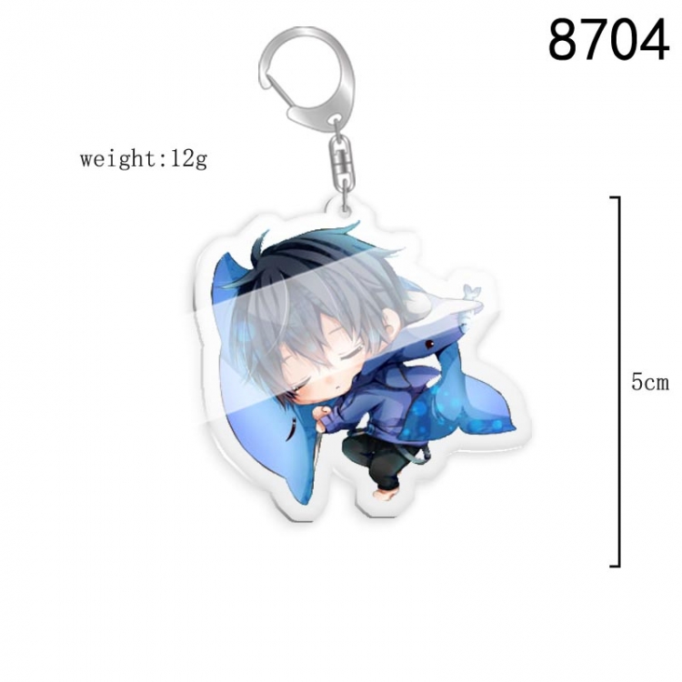 Free! Anime acrylic Key Chain  price for 5 pcs  8704