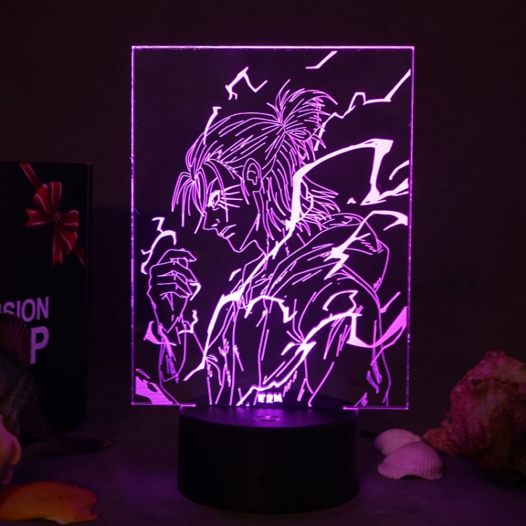 Shingeki no Kyojin  3D night light USB touch switch colorful acrylic table lamp 420-15