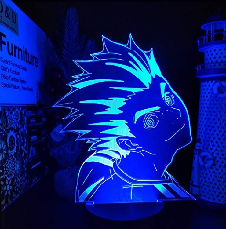 Haikyuu!! 3D night light USB touch switch colorful acrylic table lamp  243