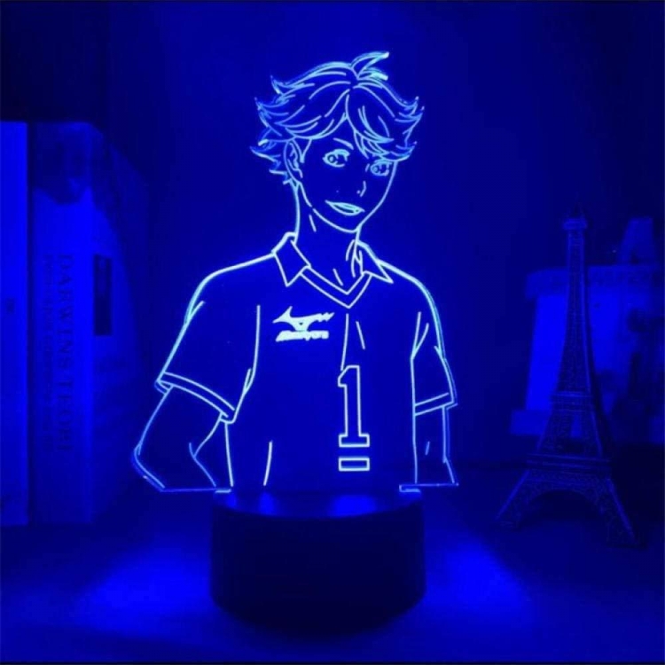 Haikyuu!! 3D night light USB touch switch colorful acrylic table lamp 238