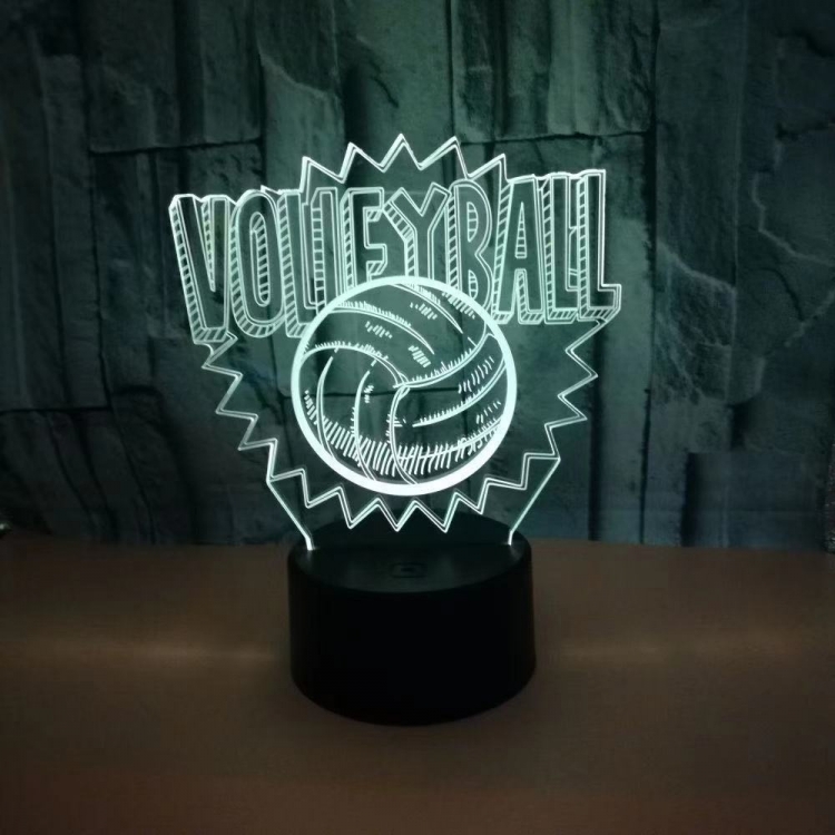 Haikyuu!! 3D night light USB touch switch colorful acrylic table lamp  246