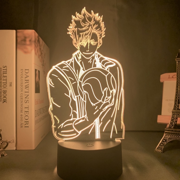 Haikyuu!! 3D night light USB touch switch colorful acrylic table lamp  241