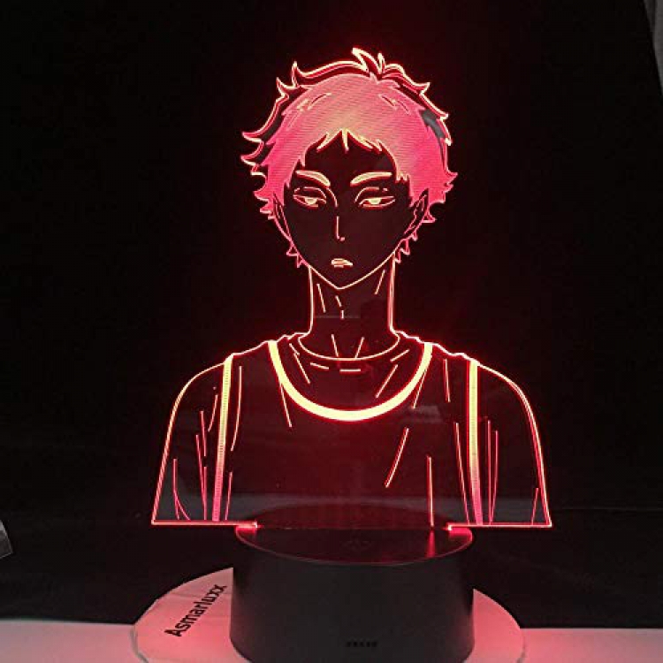 Haikyuu!! 3D night light USB touch switch colorful acrylic table lamp  446