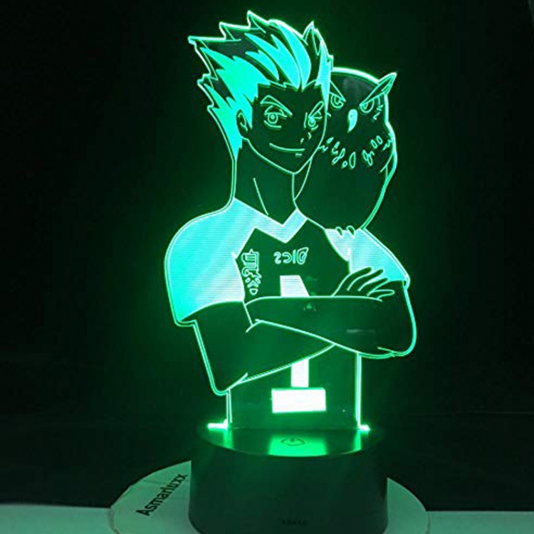 Haikyuu!! 3D night light USB touch switch colorful acrylic table lamp  234