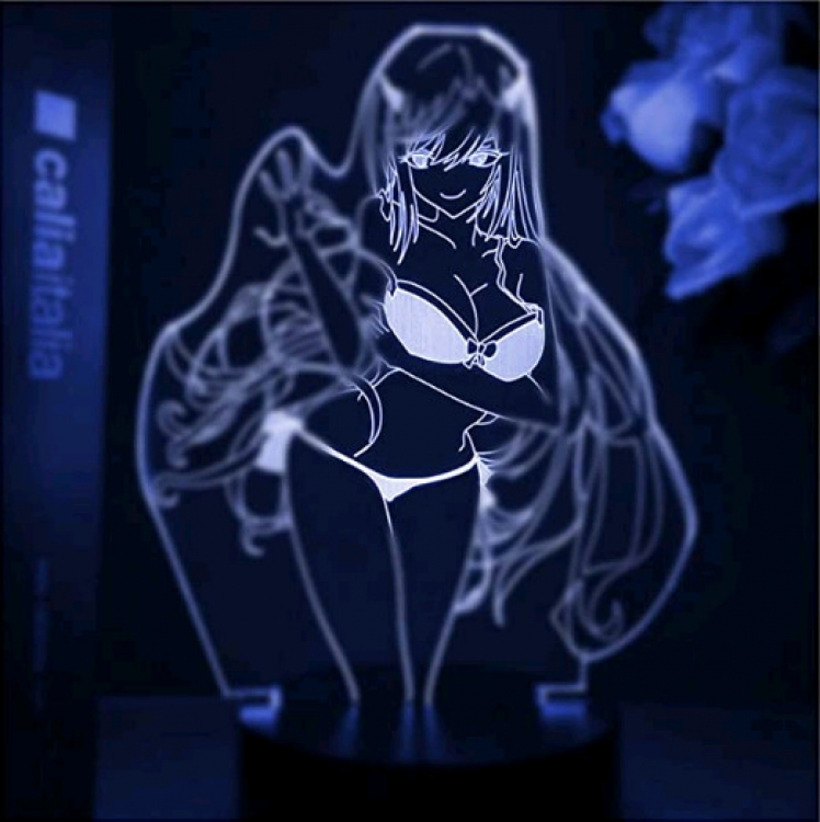 DARLING in the FRANX 3D night light USB touch switch colorful acrylic table lamp 