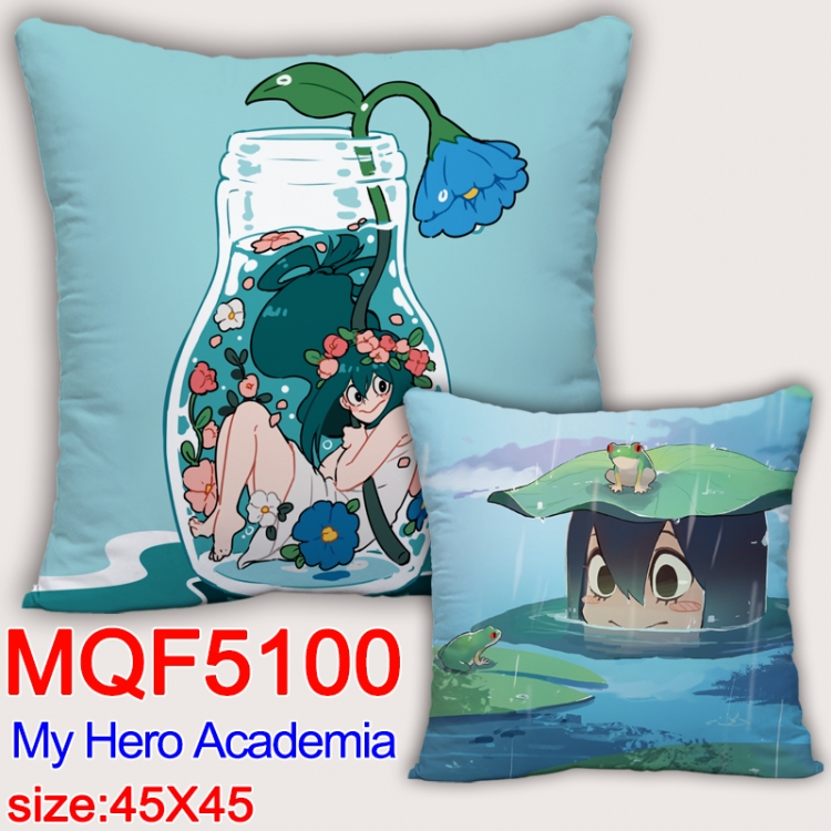 Hero Academia Square double-sided full-color pillow cushion 45X45CM NO FILLING   MQF 5100
